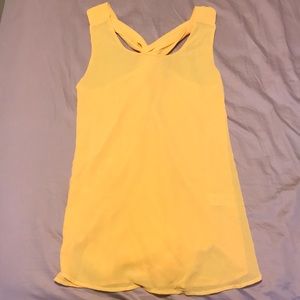Cute Yellow Naked Zebra Tank!
